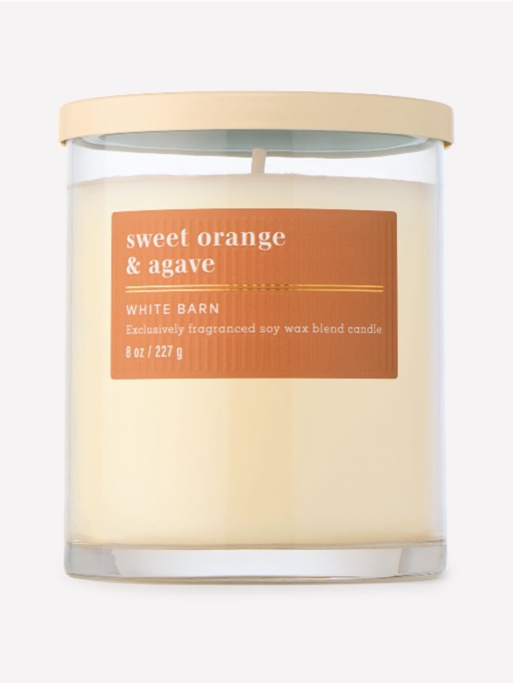 “SWEET ORANGE & AGAVE” by B&BW, Single-Wick Scented Candle, 8-oz / 227 g, NWT